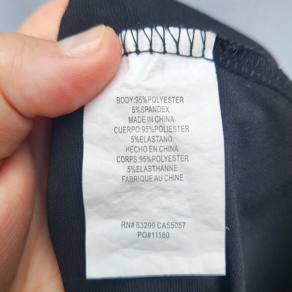 Tiana B Black Sleeveless Dress V-Neck Pleats Solid Stretch - Picture 15 of 16